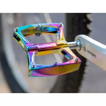 Rockbros pedale cu platformă din aluminiu, colorate LX-K340