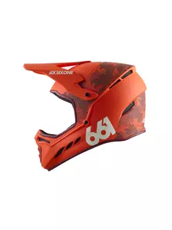 SisSixOne 661 RESET DIGI ORANGE MIPS Cască de bicicletă fullface portocaliu 