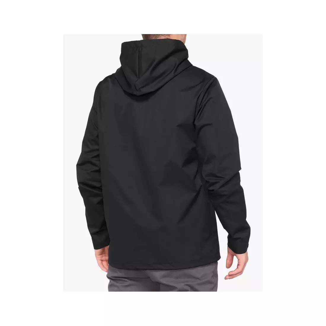 100% jachetă de ploaie pentru bărbați APACHE Hooded Snap Jacket STO-39006-001-11