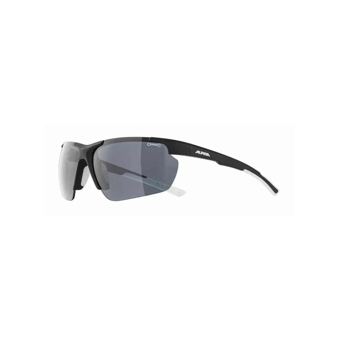 ALPINA ochelari sportivi DEFFY HR BLACK  S3 black matt-white A8657431