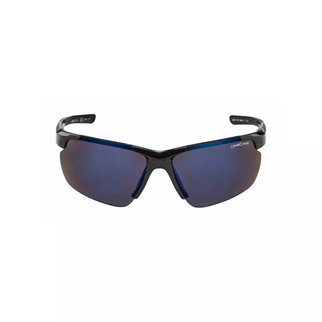ALPINA ochelari sportivi DEFFY HR BLUE MIRROR S3 black A8657332