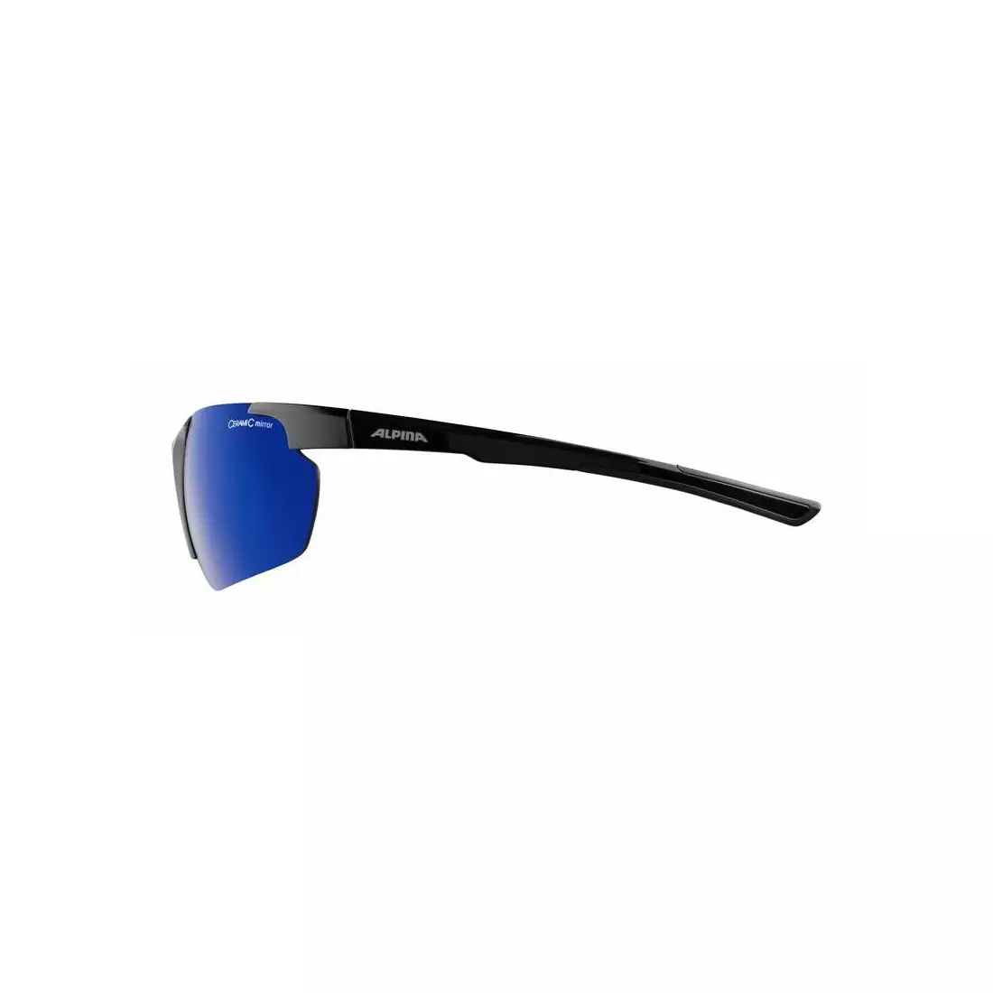 ALPINA ochelari sportivi DEFFY HR BLUE MIRROR S3 black A8657332