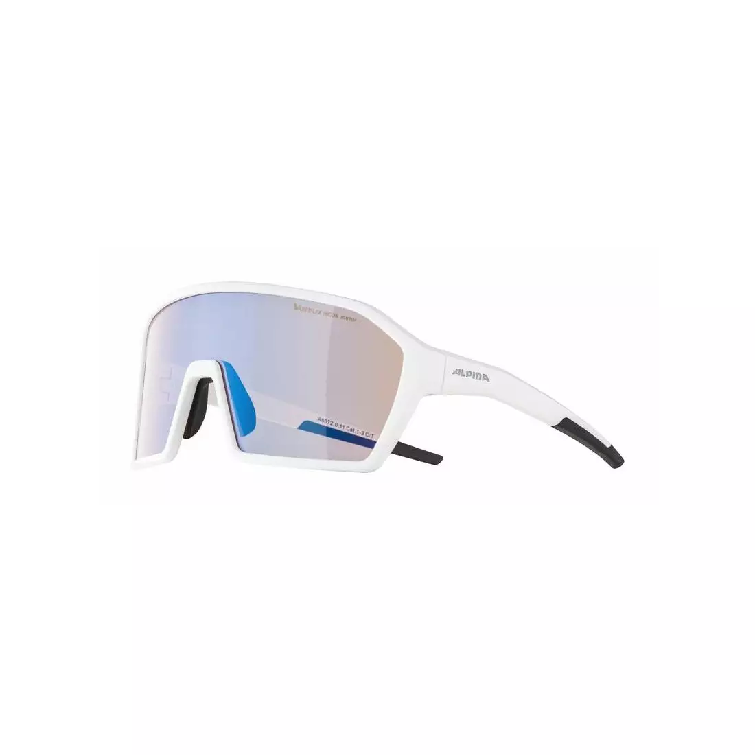 ALPINA ochelari sportivi RAM HVLM+ BLUE MIRROR S1-3 white matt A8672011
