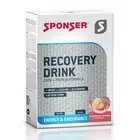 Băutură SPONSER RECOVERY DRINK căpșuni și banane, cutie (20 plicuri x 60g)