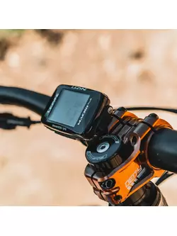 Contor de biciclete LEZYNE MACRO PLUS GPS HRSC Loaded (bandă cardiacă + senzor de viteză/cadență inclus) 