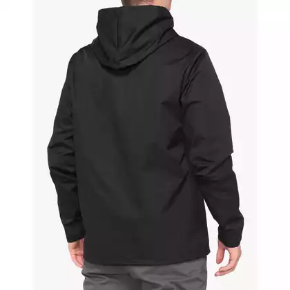 100% jachetă de ploaie pentru bărbați APACHE Hooded Snap Jacket STO-39006-001-11