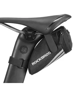Rockbros Geantă de șa pentru biciclete, negru C28-1