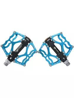 Rockbros pedale cu platformă din aluminiu, albastru  JT201012LBL