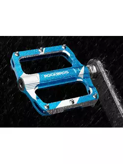 Rockbros pedale cu platformă din aluminiu, albastru K306-BL