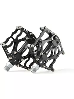 Rockbros pedale cu platformă din aluminiu, negru JT201012LBK