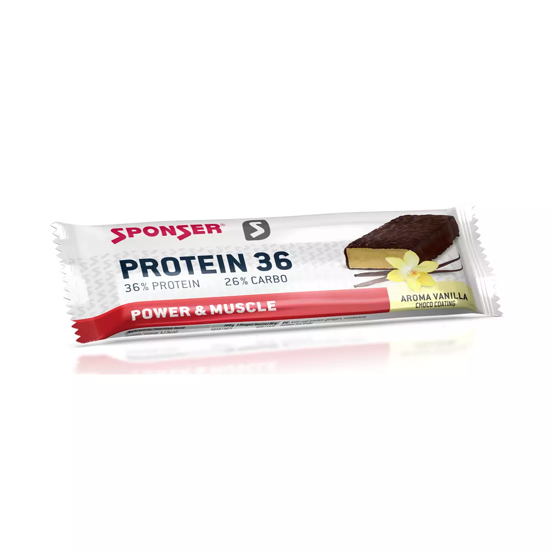 SPONSER PROTEIN 36 BAR proteine baton de vanilie (cutie 25 buc x 50g)