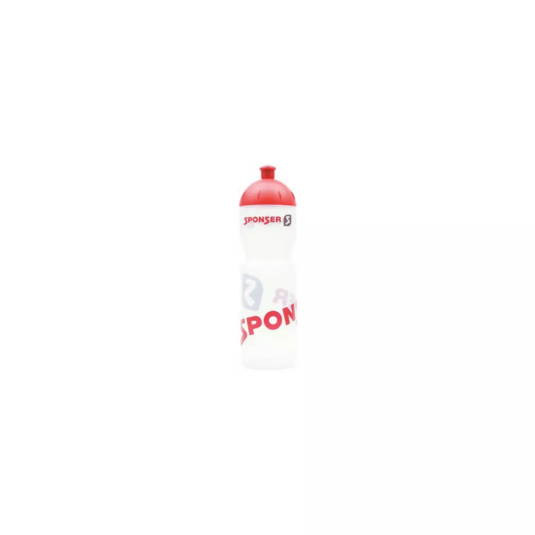 SPONSER sticlă de apă pentru bicicletă FARBIG 750 ml transparent pink