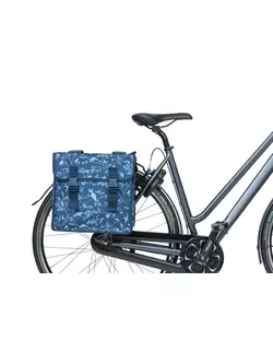 BASIL panniers spate pentru biciclete WANDERLUST DOUBLE BAG 35L indigo blue 18089