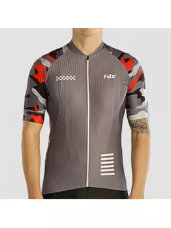 FDX 1890 tricou de ciclism pentru bărbați, gri