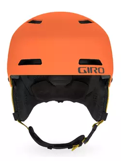 GIRO cască de iarnă pentru copii / juniori CRUE MIPS matte deep orange GR-7105011