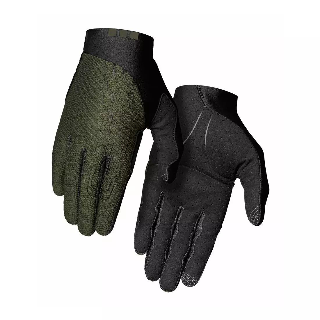 GIRO mănuși de ciclism pentru bărbați TRIXTER degetul lung olive GR-7127470