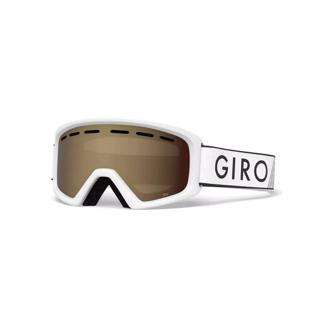 GIRO ochelari de iarnă pentru copii / juniori REV WHITE ZOOM (AMBER ROSE 40% S2) GR-70803091