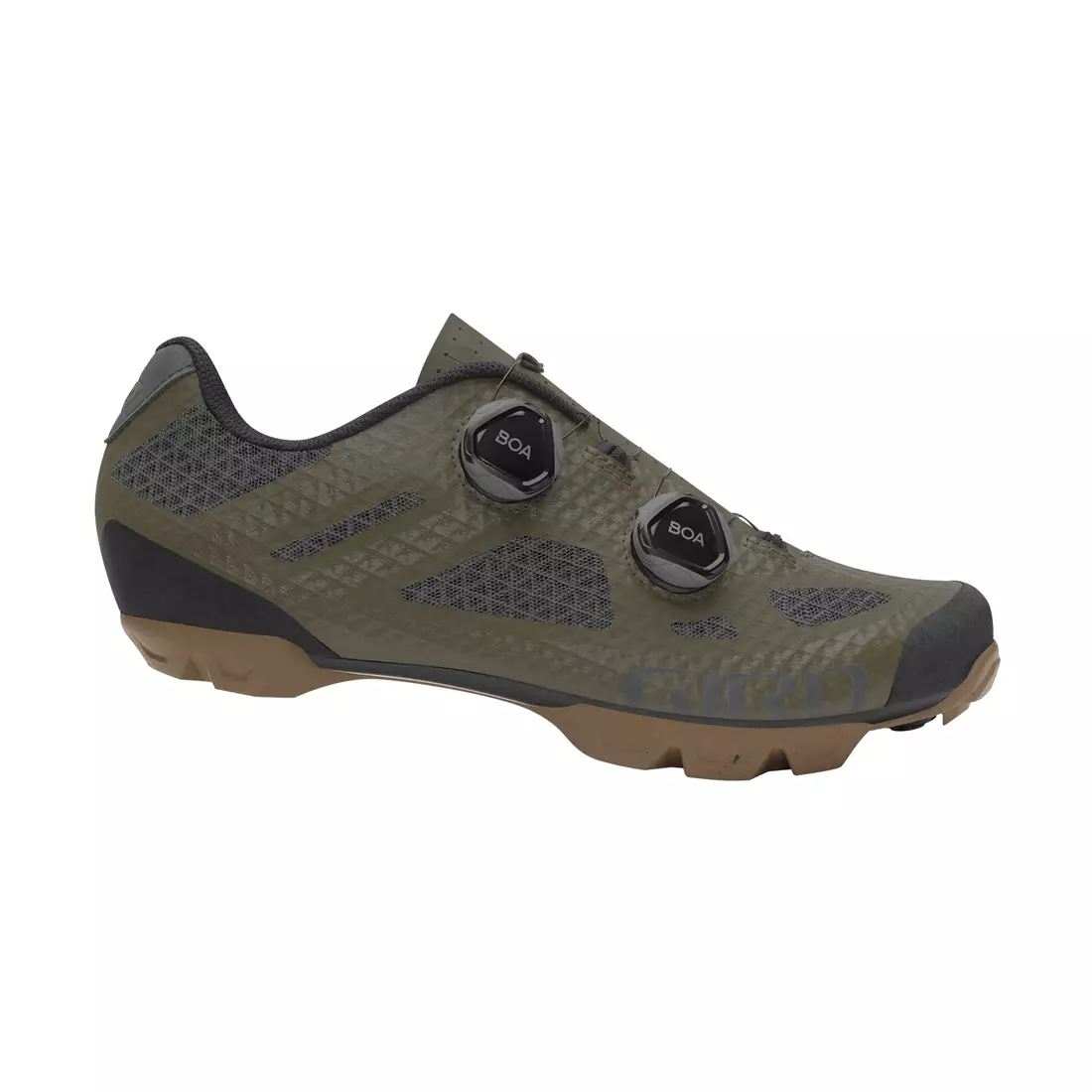 GIRO pantofi de ciclism pentru bărbați SECTOR olive gum GR-7122768