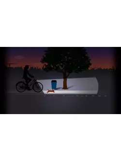 SPANNINGA lampă față de bicicletă e-bike AXENDO 80 XE PR80 300 lumens SNG-H640028