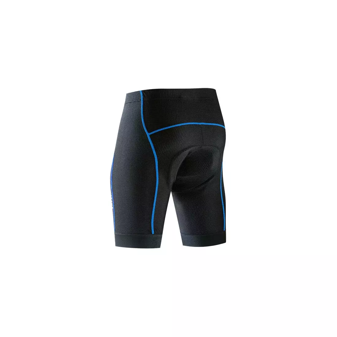 WOSAWE BL111-L pantaloni scurți pentru bărbați fără bretele, tampon cu gel, negru și albastru