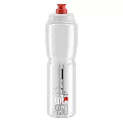 ELITE Sticla de apa pentru bicicleta Jet Clear, roșu 950ml 