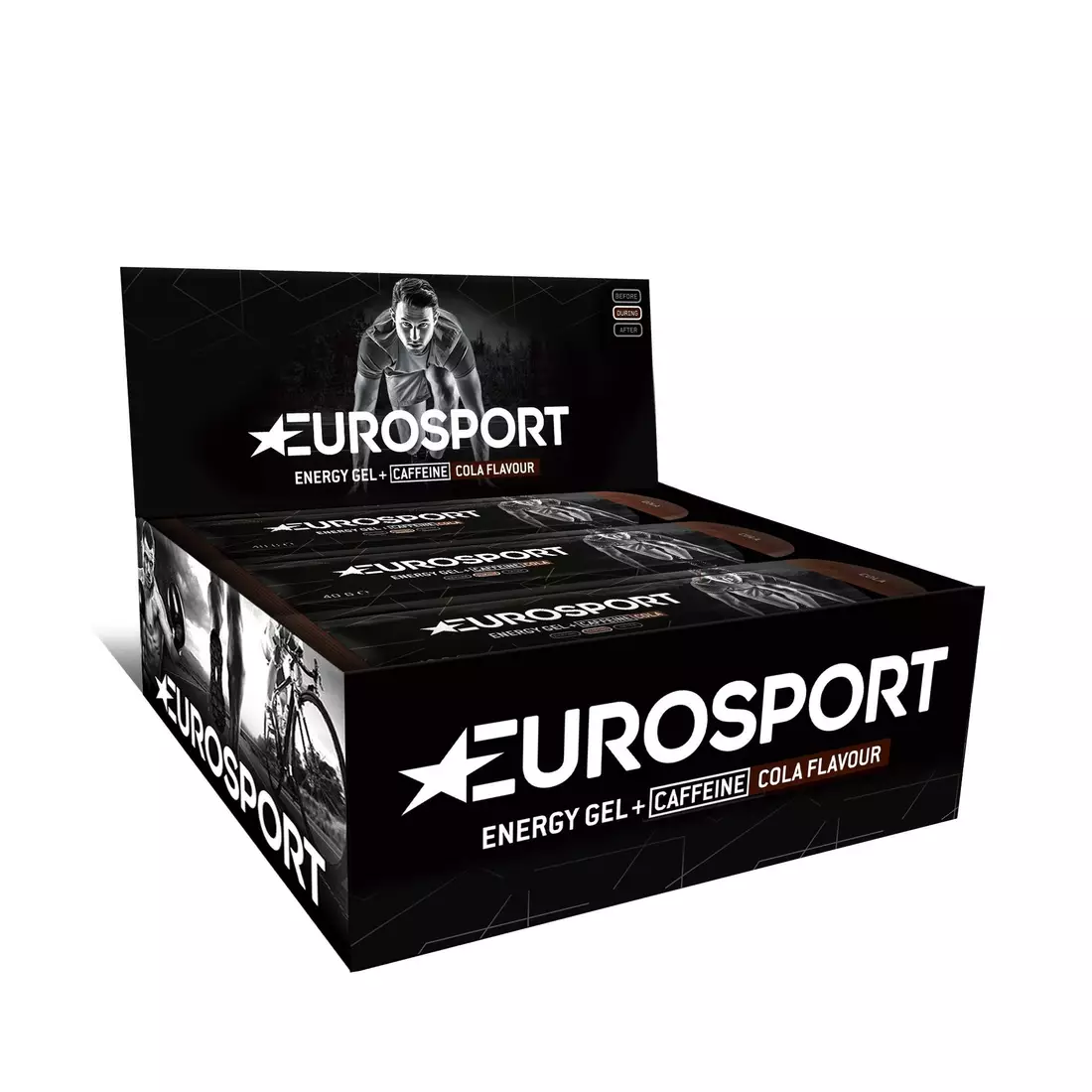 EUROSPORT gel energetic NUTRITION cola + cofeina 40g 20 piese E0032