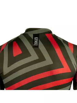 KAYMAQ DESIGN M41 tricou de bărbați pentru ciclism, mânecă scurtă, roșu