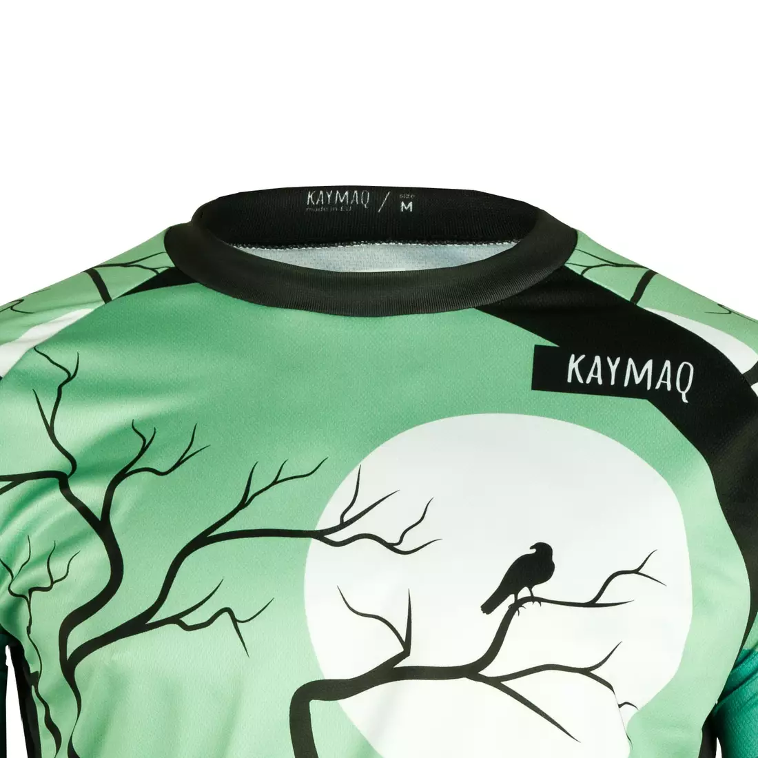 KAYMAQ DESIGN M58 Tricou lejer de ciclism MTB pentru bărbați verde