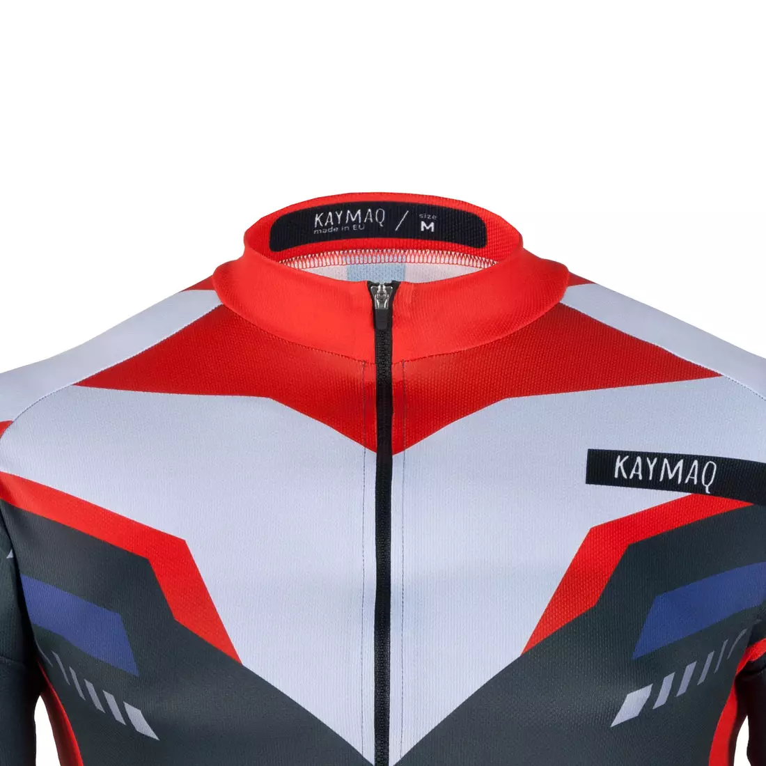 KAYMAQ DESIGN M61 tricou de bărbați pentru ciclism, mânecă scurtă, roșu