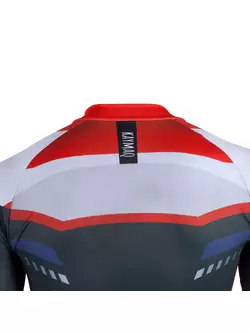 KAYMAQ DESIGN M61 tricou de bărbați pentru ciclism, mânecă scurtă, roșu