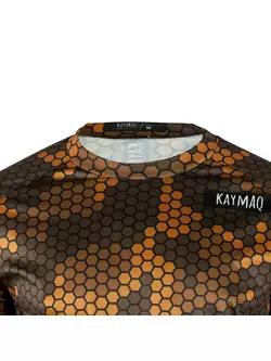 KAYMAQ DESIGN M62 Tricou lejer de ciclism MTB pentru bărbați brun