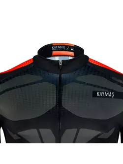 KAYMAQ DESIGN M63 tricou de bărbați pentru ciclism, mânecă scurtă, roșu