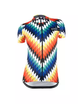 KAYMAQ DESIGN W1-M50 tricou de ciclism cu mâneci scurte pentru femei
