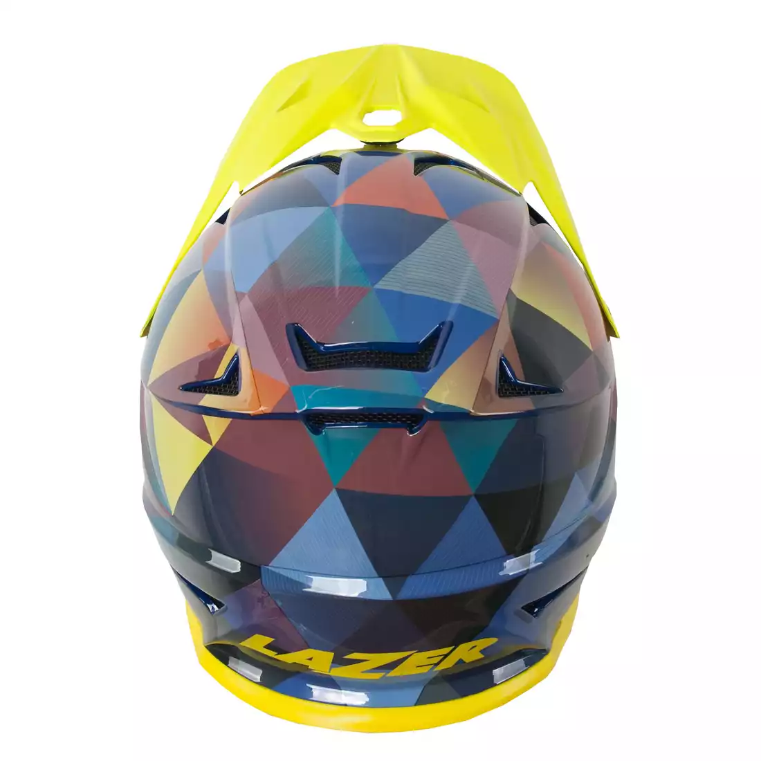 LAZER cască de bicicletă fullface PHOENIX+ gloss colour triangles BLC2197887096