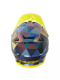 LAZER cască de bicicletă fullface PHOENIX+ gloss colour triangles BLC2197887096