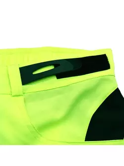 WOSAWE BL132-G pantaloni scurți pentru bărbați MTB fără căptușeală, galben fluor