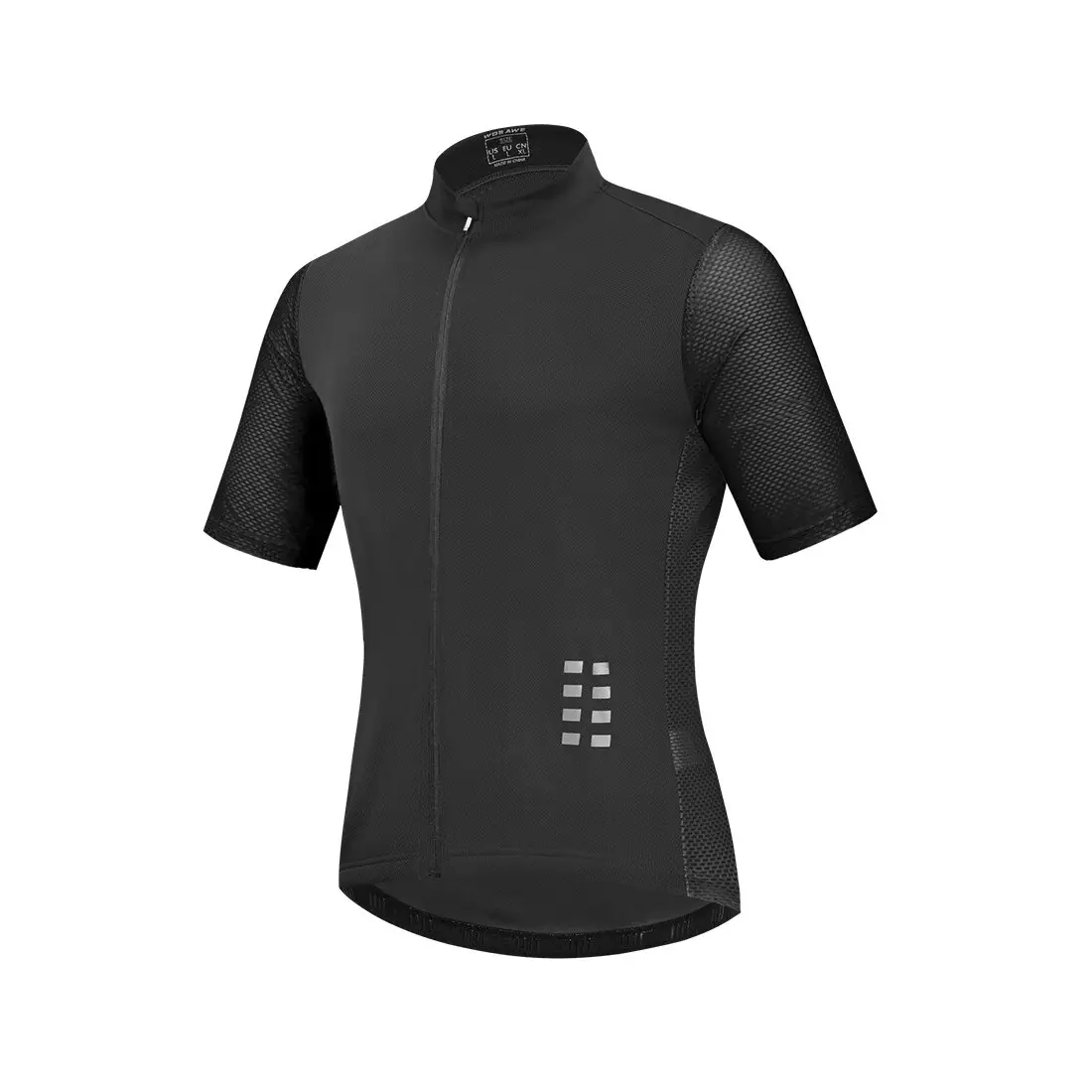 WOSAWE BL247-B tricou de bărbați cu mânecă scurtă pentru ciclism, negru