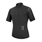 WOSAWE BL247-B tricou de bărbați cu mânecă scurtă pentru ciclism, negru