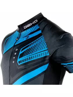 DEKO tricou de bărbați cu mânecă scurtă pentru ciclism, albastru MNK-001-09