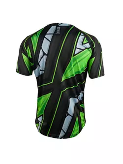 KAYMAQ DESIGN M42 tricou de ciclism MTB pentru bărbați, verde fluor
