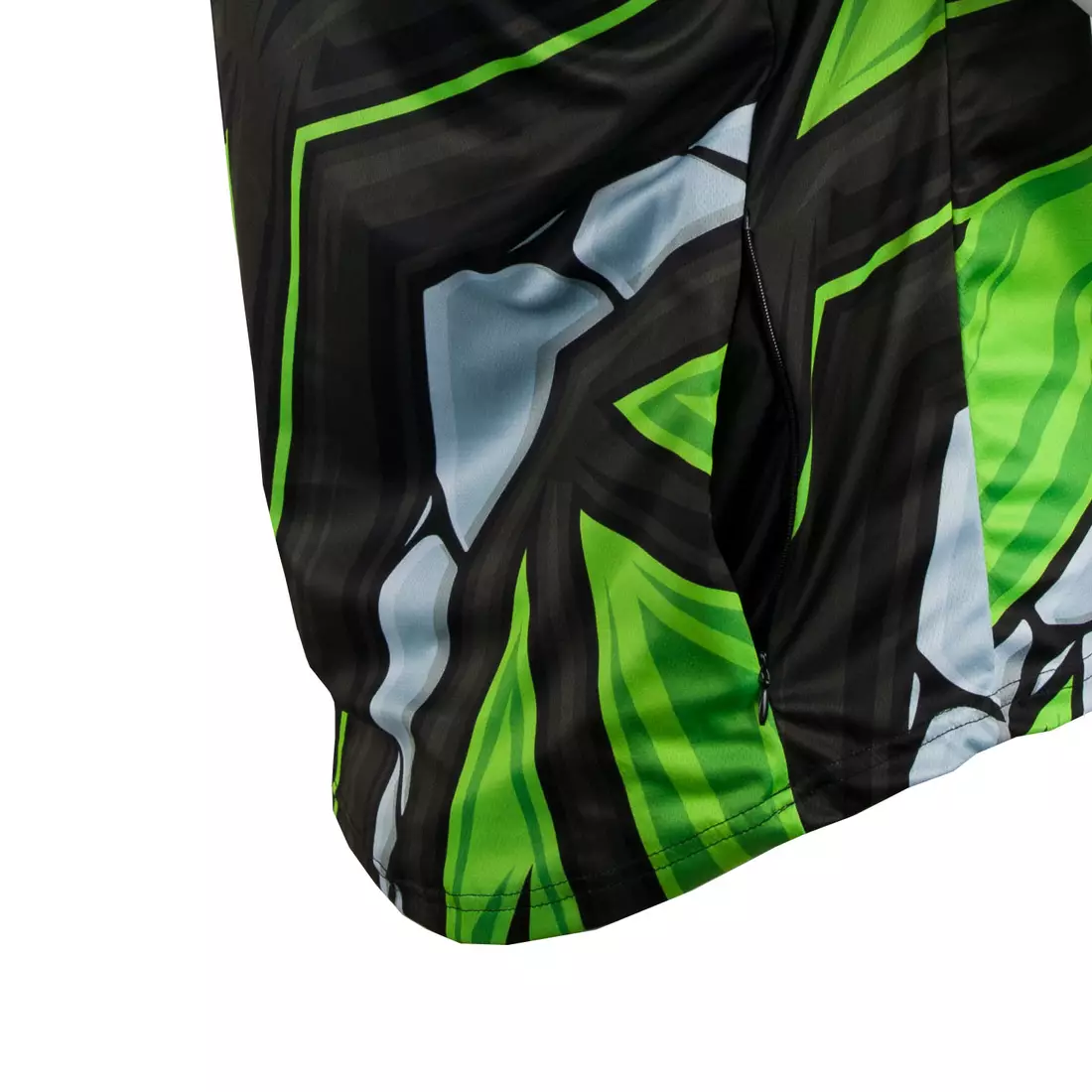 KAYMAQ DESIGN M42 tricou de ciclism MTB pentru bărbați, verde fluor