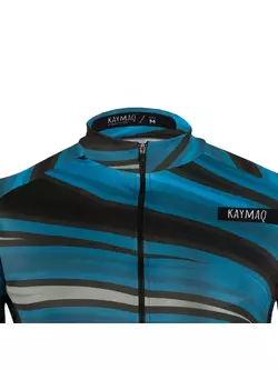 KAYMAQ DESIGN M48 tricou de bărbați pentru ciclism, mânecă scurtă, albastru