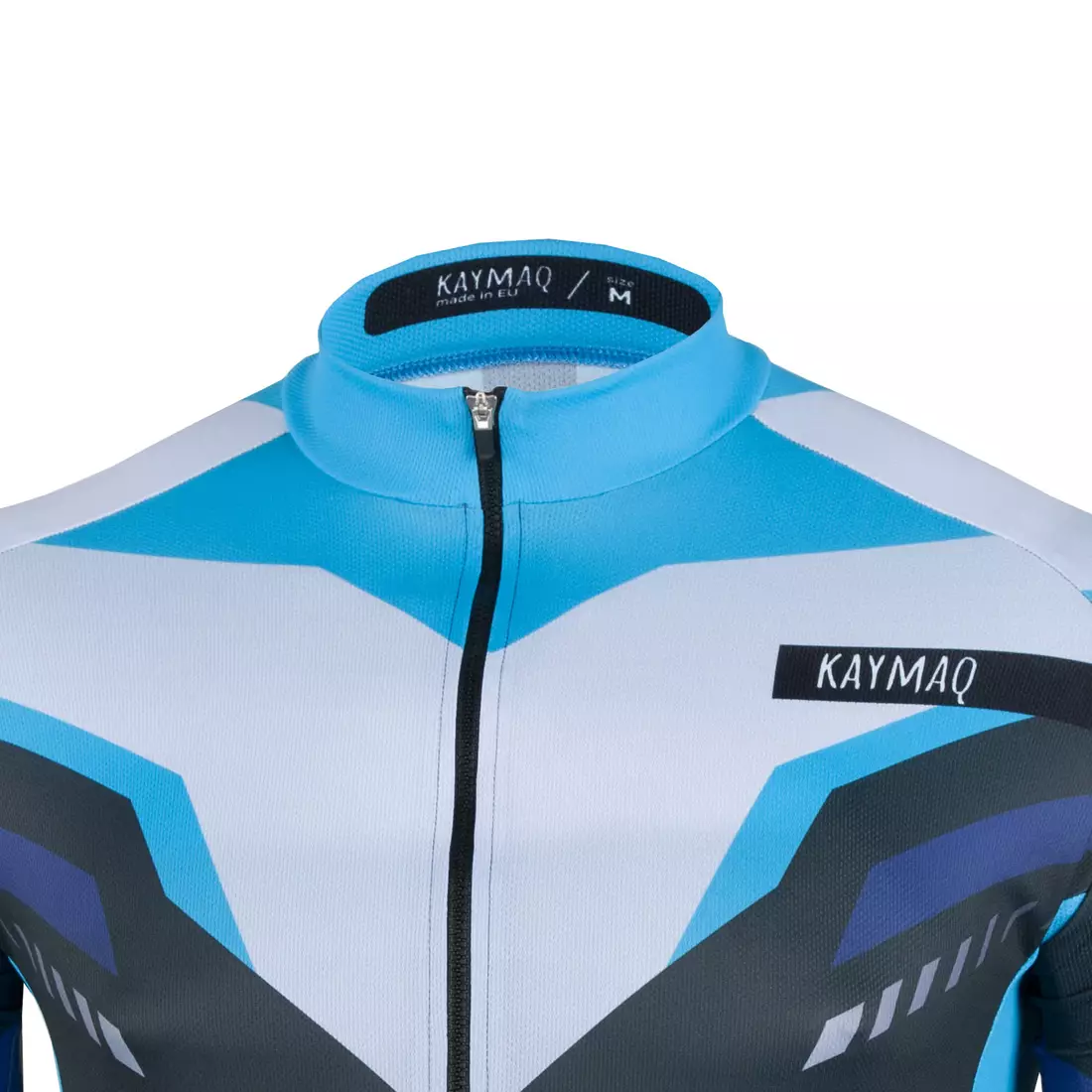 KAYMAQ DESIGN M61 tricou de bărbați pentru ciclism, mânecă scurtă, albastru