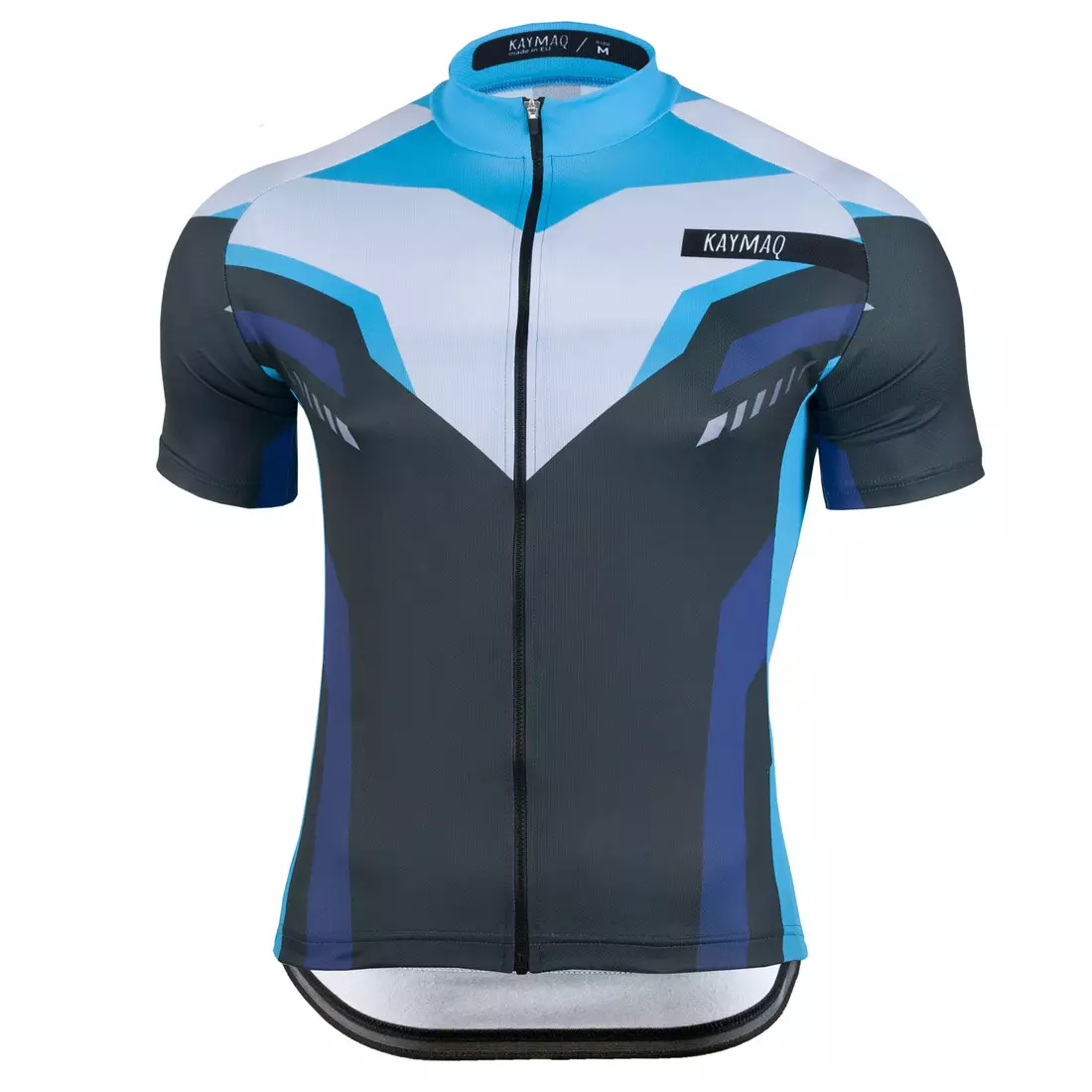 KAYMAQ DESIGN M61 tricou de bărbați pentru ciclism, mânecă scurtă, albastru