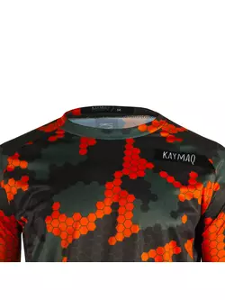 KAYMAQ DESIGN M62 tricou de ciclism MTB pentru bărbați, portocaliu