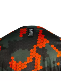KAYMAQ DESIGN M62 tricou de ciclism MTB pentru bărbați, portocaliu