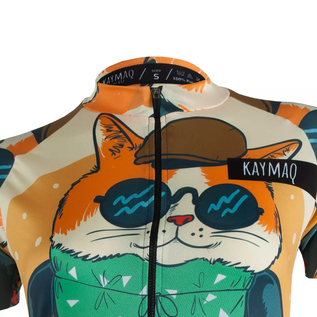 KAYMAQ DESIGN W34 tricou de ciclism cu mâneci scurte pentru femei