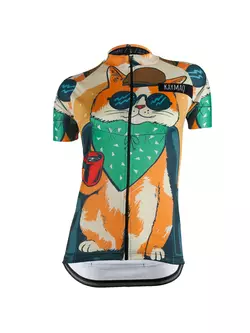 KAYMAQ DESIGN W34 tricou de ciclism cu mâneci scurte pentru femei
