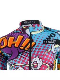 [Set] KAYMAQ DESIGN tricou de ciclism cu mâneci scurte pentru femei W27 albastru + KAYMAQ DESIGN tricou de ciclism feminin W27 