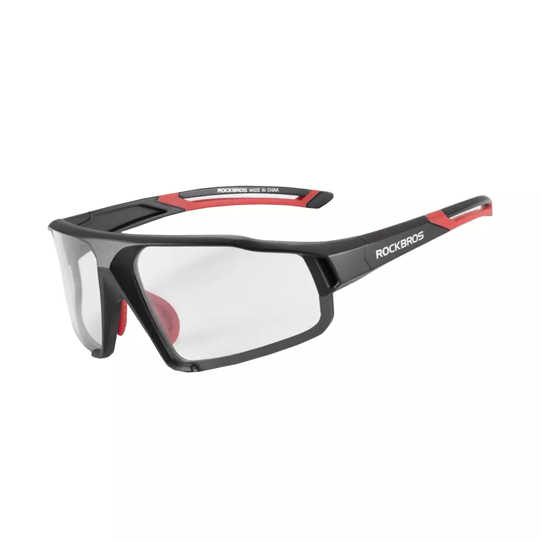 Rockbros SP216BK ochelari fotocromici pentru ciclism / sport negru-roșu
